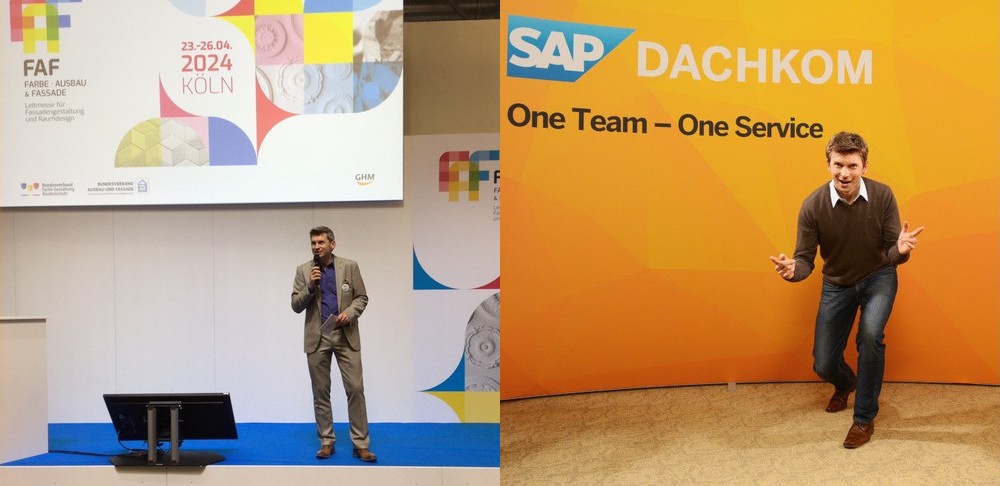 Moritz Küffner als Keynote-Speaker bei SAP und der FAF-Messe